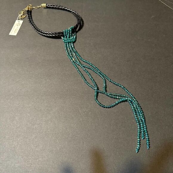 Amrita Singh Teal-Green Noho Evening Choker - Picture 7 of 7
